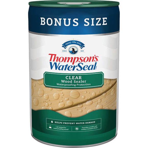 Thompsons WaterSeal Waterproofing VOC Compliant Wood Protector (6 Gallon, Clear)