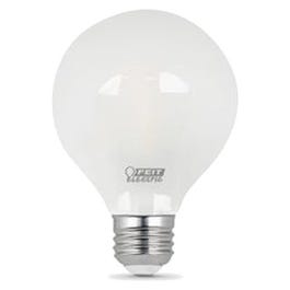 LED Globe Filament Bulb, G25, Frosted, 300 Lumens, 4.5-Watts