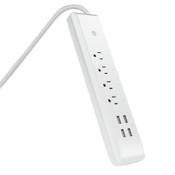 Feit Electric Indoor Smart Wi-Fi 4-Outlet & 4 USB Port Power Strip