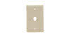 Legrand Pass & Seymour® TradeMaster® 1-Gang Nylon Wall Plate, 0.625-in Round Opening (Ivory)