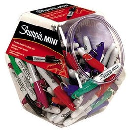 Mini Permanent Markers, Assorted Colors