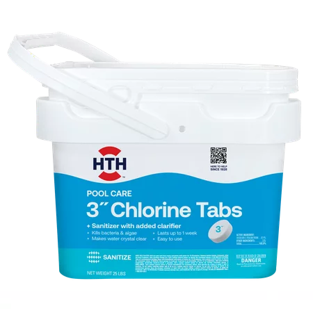 HTH® Pool Care 3 Chlorine Tabs 25 lbs (25 lbs)