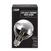 LED Globe Light Bulb, G25, Chrome Top, 4.5-Watts