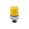 Cooper Wiring Devices Plug Connector Female 20 A Yellow (20A, Yellow)