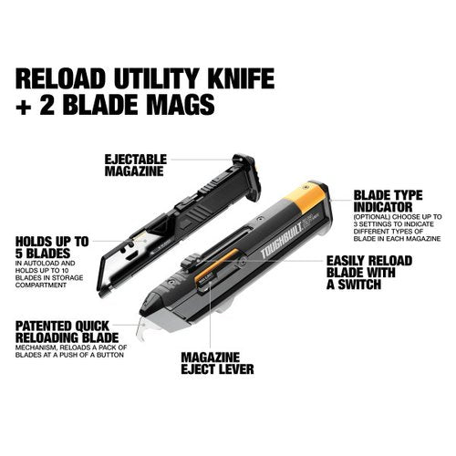 ToughBuilt® Reload Utility Knife (TB-H4S2-03-6BES)