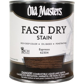 Old Masters 62304 Fast Dry Stain , Espresso ~ Qt