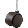 Stem Casters, 1-5/8-In. Black Twin Wheels, 2-Pk.