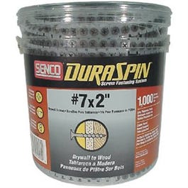 Drywall to Wood Screws, Auto-Feed, #7, 2-In., 1,000 Ct.