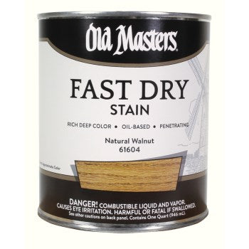 Old Masters 61604 Fast Dry Stain, Natural Walnut ~ Qt