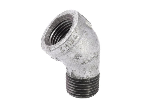 B&K Industries 45-degree Galvanized Street Elbow (1/2-in MIP x FIP)