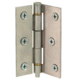 Screen & Storm Door Hinge, Stamped Aluminum, 2-Pk.