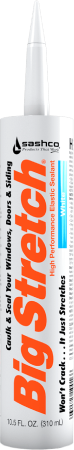 Sashco Big Stretch 10.5 oz. Gray High Performance Interior Exterior Caulk (10.5 Oz, Gray)