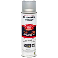 Rust-Oleum Industrial Choice® M1600 System Precision Line Inverted Marking Paint White 17 oz. (White, 17 oz.)