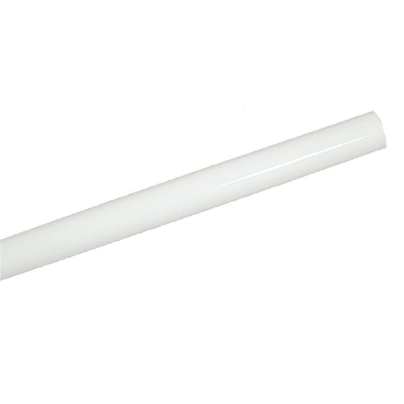 John Sterling Closet-Pro 8 Ft. x 1-1/4 In. Extra Heavy-Duty Cut-to-Length Closet Rod, White