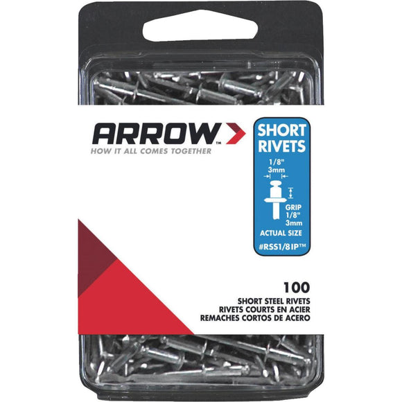 Arrow 1/8 In. x 1/8 In. Steel IP Rivet (100 Count)