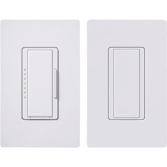 Lutron Maestro Halogen/Incandescent/LED/CFL White Digitaln Slide Dimmer Switch Kit