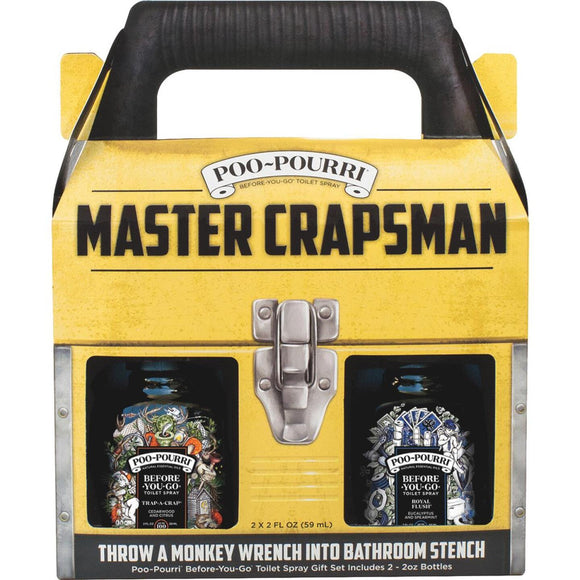 Poo-Pourri Master Crapsman Deodorizer Gift Set (2 Piece)