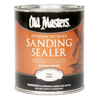 Old Masters 45004 Sanding Sealer, Clear Oil Based ~ Quart