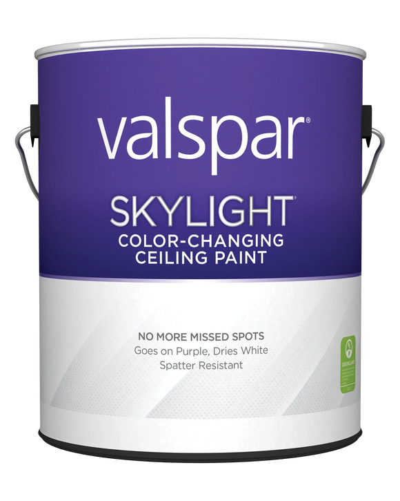 Valspar® Skylight® Color-Changing Ceiling Paint Flat 	1 Gallon Ultra White (1 Gallon, Ultra White)