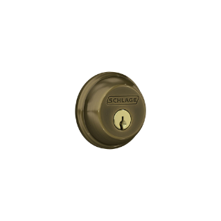 Schlage Single Cylinder Deadbolt (Aged Bronze - B60 716)