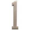 Hillman Distinctions Adhesive House Number 1 Nickel