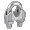 National Hardware Wire Cable Clamp (1/4, Stainless Steel)