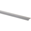 M-D Satin Silver Fluted 7/8 In. x 3 Ft. Aluminum Carpet Trim Bar