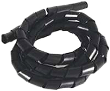 CORD WRAP 3/8 X3.5 BLACK SPIRAL