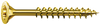 SPAX® Power Lags T-STAR plus Flat Head Yellow Zinc, Partial Thread - Multi-Purpose Structural Screws #10 X 3-1/2 In.