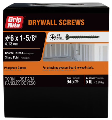 Grip Rite Coarse Thread Drywall Screws - Tavernier, FL - Pine Key, FL ...