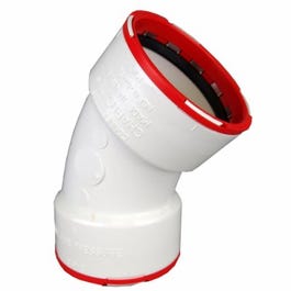 Schedule 40 DWV PVC Pipe Fitting, 45-Degree Elbow, 2-In.