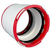Schedule 40 DWV PVC Pipe Fitting, Hub Coupling, 3 x 3-In.