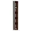 Shelf Standard, Dual Track, Black Steel, 63-In.