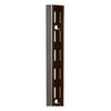 Shelf Standard, Dual Track, Black, 48-In.