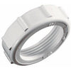 Slip Joint Nut,  White Plastic, 1.5 x 1.5-In.