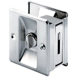 Solid-Brass Pocket Door Lock & Pull