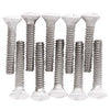 Wall Plate Screw, White, 14-Pk.