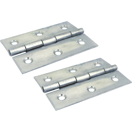 Seachoice 1-5/8 In. x 2-1/2 In. Stainless Steel Extruded Butt Hinge (2-Pack)
