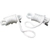 Seachoice 1/4 In. x 6 Ft. Double Braided Nylon Fender Line, White (2-Pack)