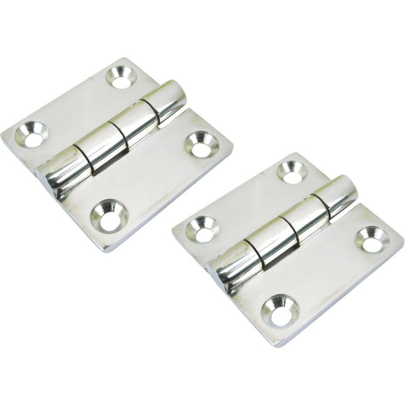 Seachoice 2 In. Stainless Steel Butt Hinge (2-Pack)