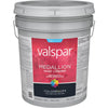 Valspar Medallion 100% Acrylic Paint & Primer Flat Exterior House Paint, White, 5 Gal.