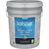 Valspar Medallion 100% Acrylic Paint & Primer Flat Interior Wall Paint, White, 5 Gal.