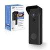 Feit Electric Wired or Battery-Powered Smart Wi-Fi Video Doorbell Camera with Motion Detection and Two-Way Audio