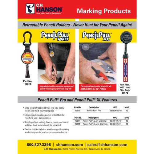 C.H. Hanson Pencil Pull® XL-Pencil Holder w/o Clip Strip