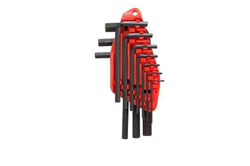 Vulcan TW-050-04 Short Arm Hex Key Set SAE Measurement