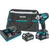 Makita GWT05D 40V max XGT® Brushless Cordless 4‑Speed 1/2 Sq. Drive Impact Wrench Kit w/ Detent Anvil (2.5Ah)