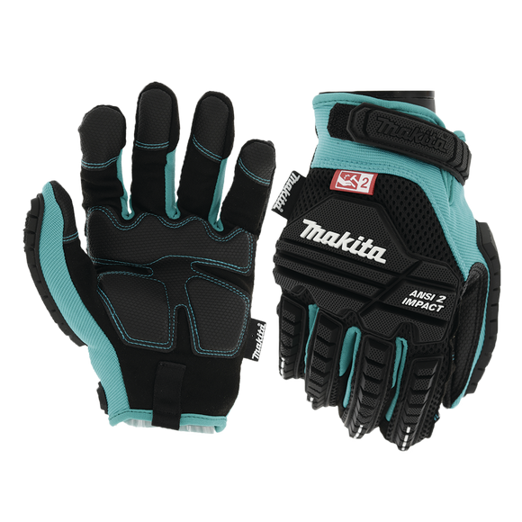 Makita Advanced ANSI 2 Impact‑Rated Demolition Gloves