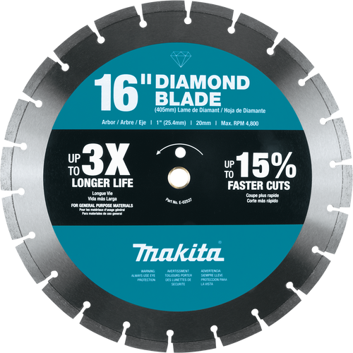 Makita 16 Diamond Blade Segmented General Purpose