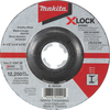 Makita X‑LOCK Type 27 General Purpose 36 Grit Metal Abrasive Grinding Wheel
