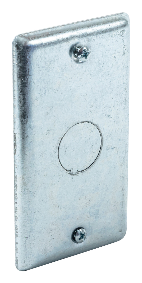 Southwire Handy Box Cover - Blank W/ 1/2